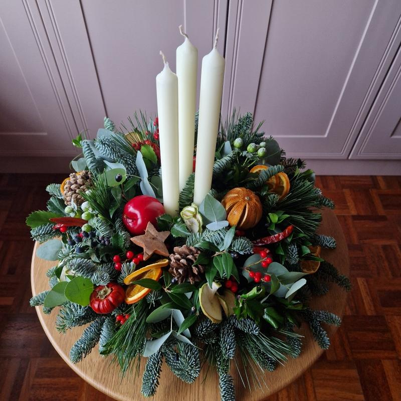 Sugar and Spice Table Arrangement