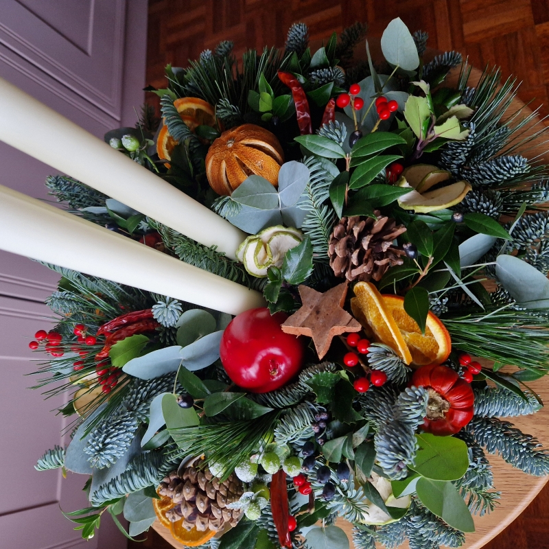 Sugar and Spice Table Arrangement