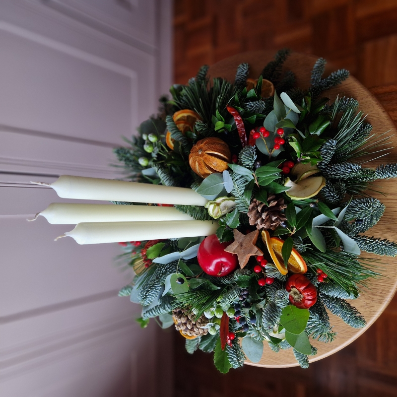 Sugar and Spice Table Arrangement