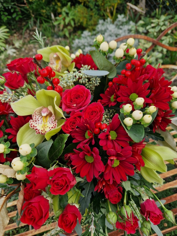 Chailey Christmas Vase Arrangement