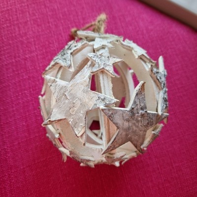 Wooden Star Bauble