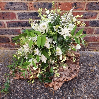 bespoke woodland funeral flowers