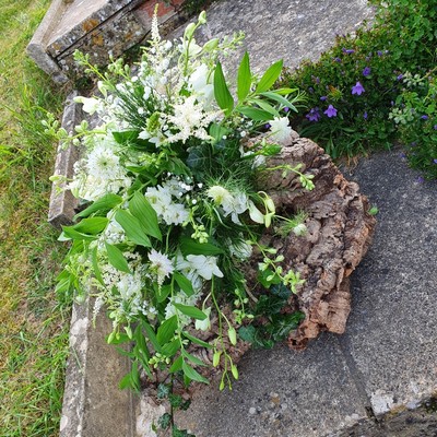 bespoke woodland funeral flowers