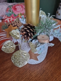 Gold Star Faux Arrangement